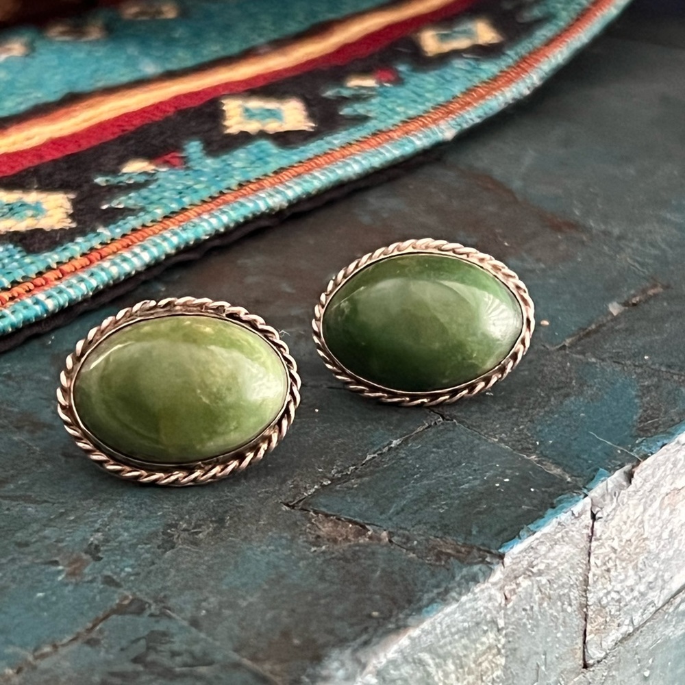 Vintage Mexico Sterling Silver Earrings